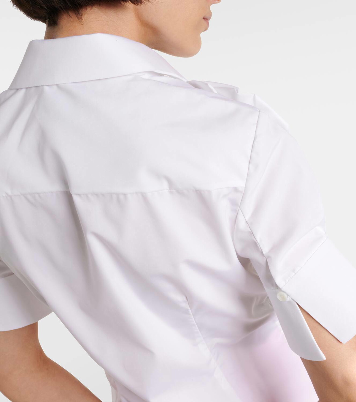 Erdem Floral-appliqué cotton shirt