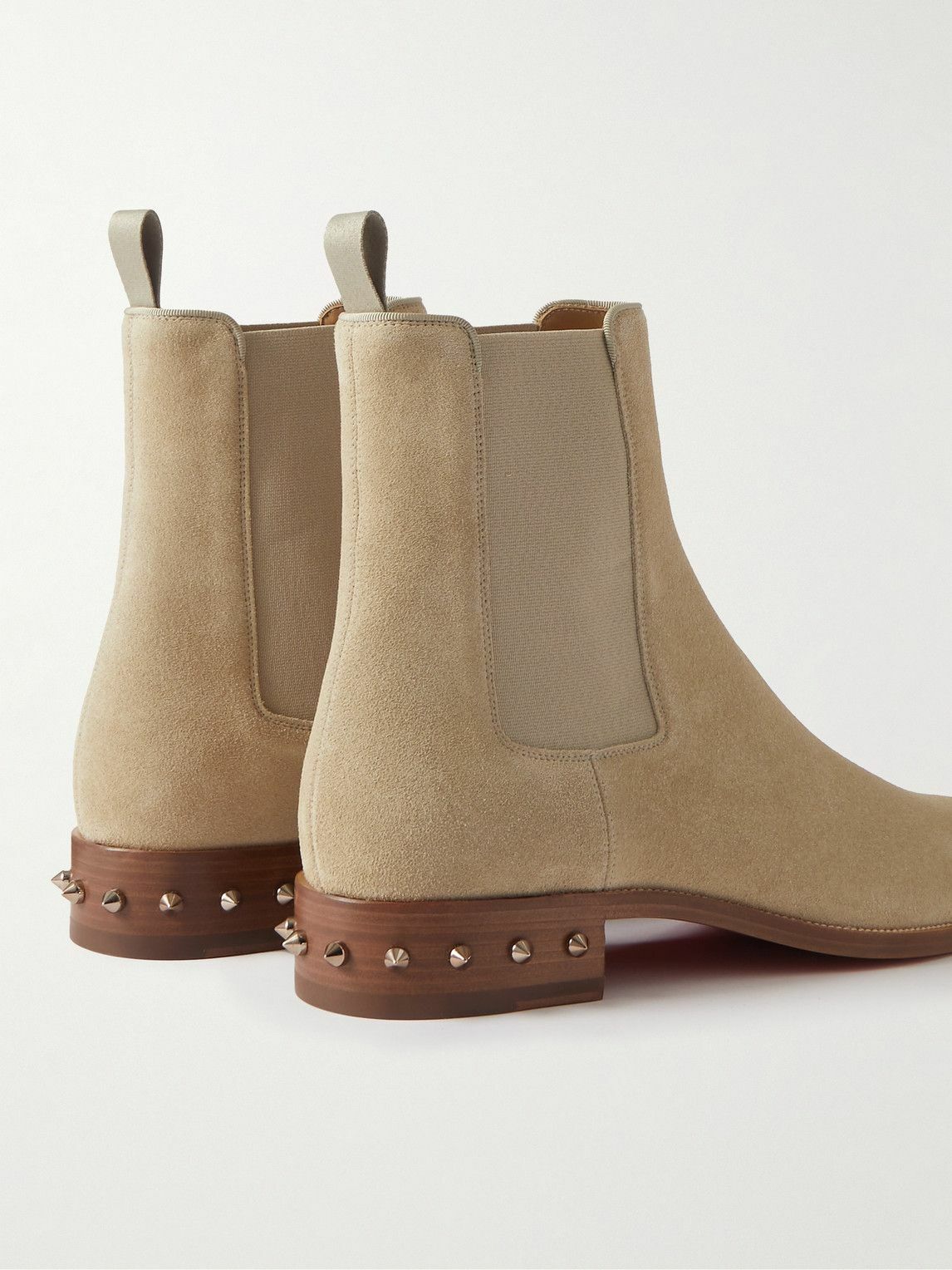 Christian louboutin samson hot sale suede chelsea boots