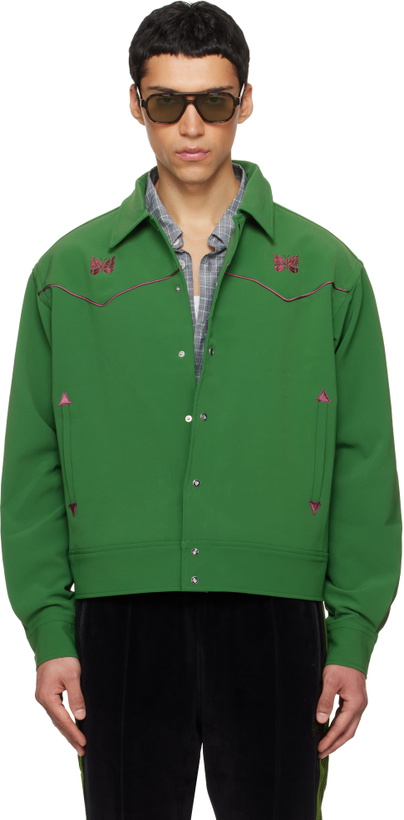 Photo: NEEDLES Green Piping Cowboy Jacket