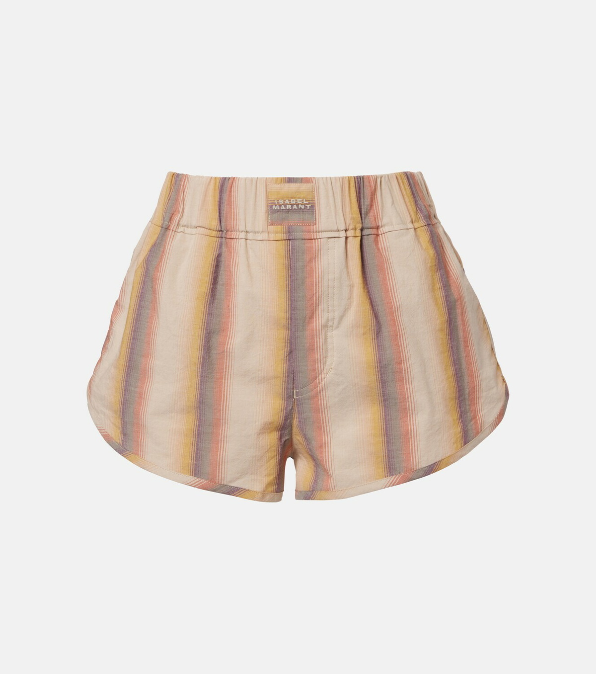 Isabel Marant Melinea striped cotton shorts