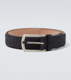 Zegna Triple Stitch leather belt