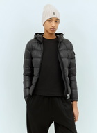 Moncler Logo Patch Beanie Hat