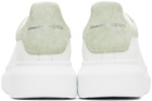 Alexander McQueen White & Green Oversized Sneakers