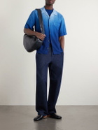 Blue Blue Japan - Camp-Collar Dégradé Woven Shirt - Blue