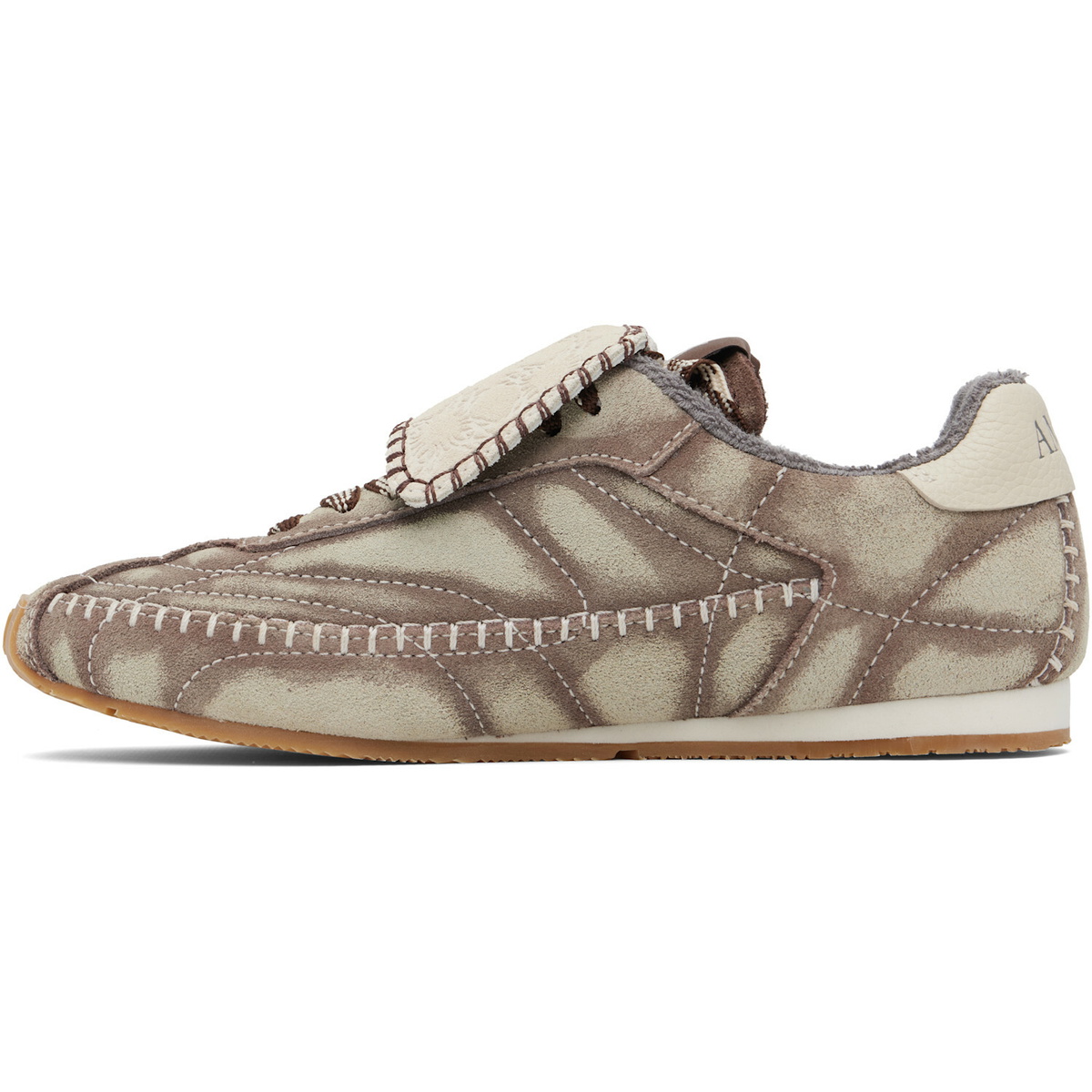 AMIRI Gray & Taupe Pacific Flat Sneakers
