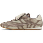 AMIRI Gray & Taupe Pacific Flat Sneakers