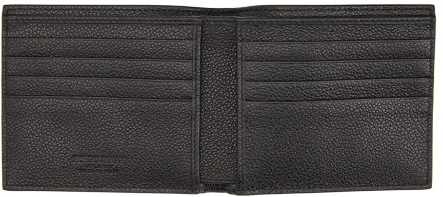 Giorgio Armani Men's Bi-Fold leather walletCervoBlack and Brown