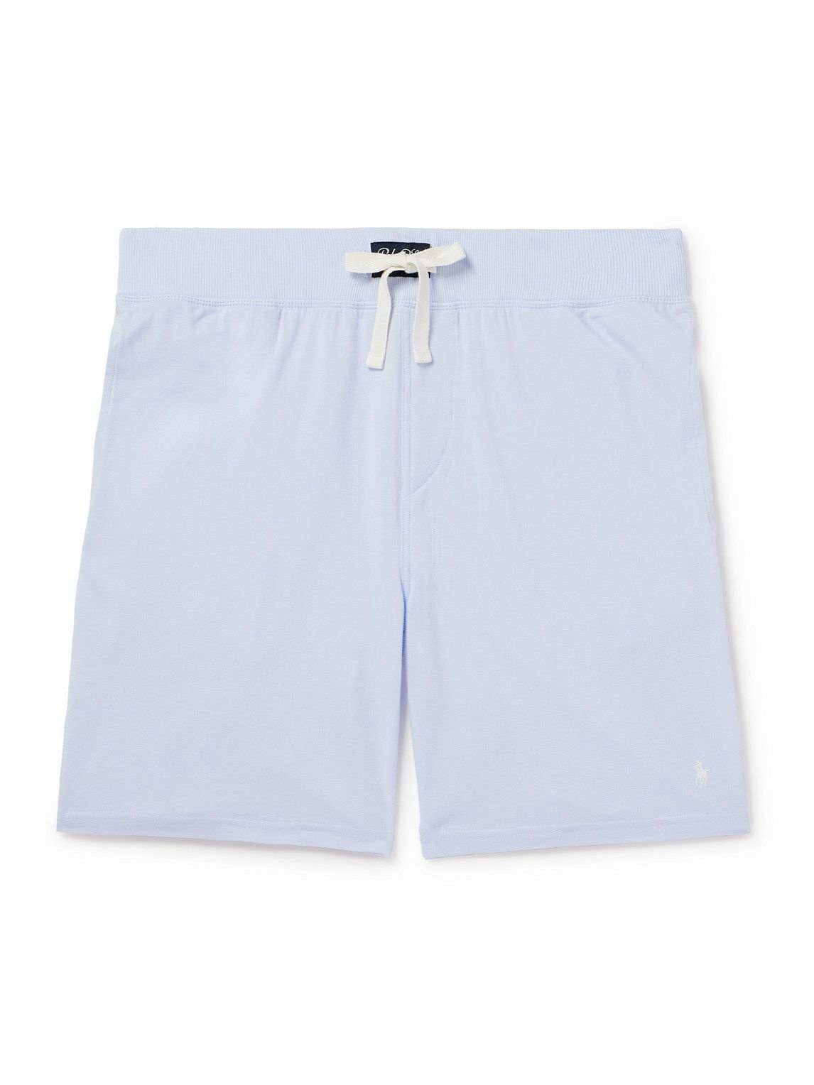 Photo: Polo Ralph Lauren - Straight-Leg Stretch Modal and Cotton-Blend Jersey Pyjama Shorts - Blue