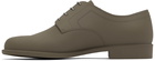 Maison Margiela Taupe Recycled Rubber Tabi Oxfords