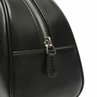 DUNST Women's Leather Bowling Bag in Black 