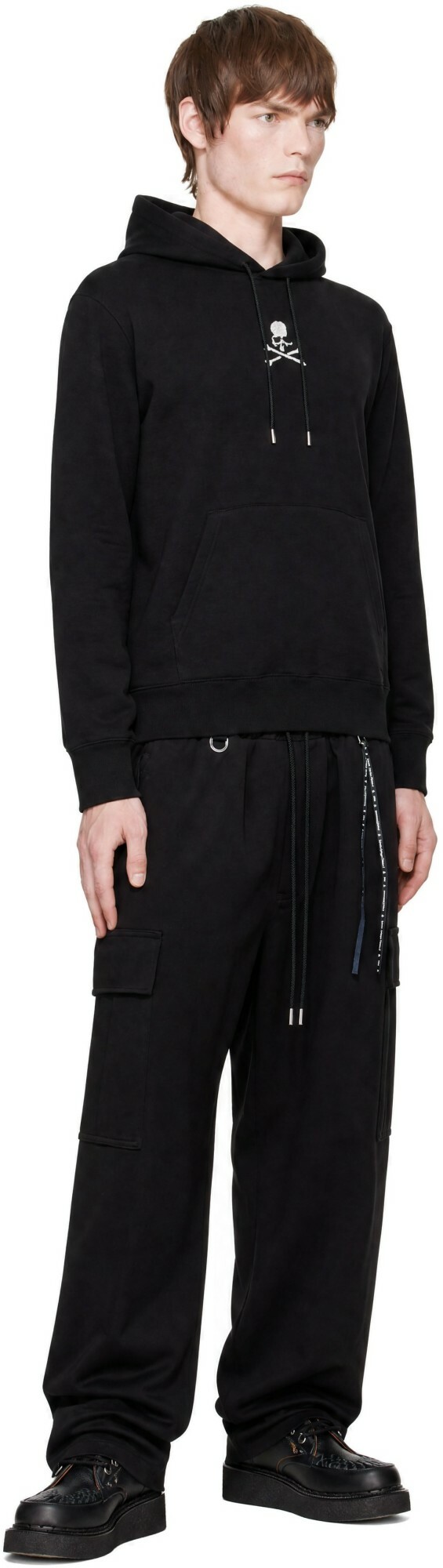 mastermind JAPAN Black Loopwheel Hoodie