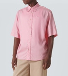 Acne Studios Striped bowling shirt