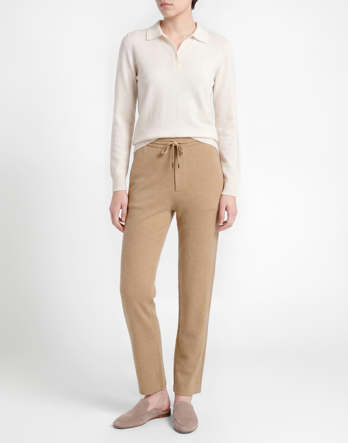 Boglioli Womens Pants in Beige