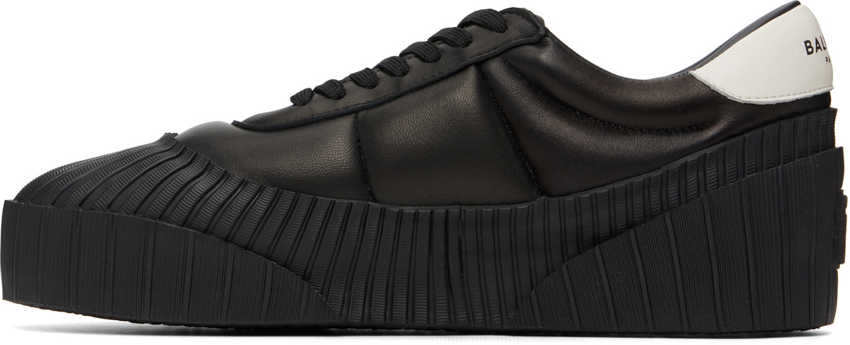Balmain Black Riff Low Sneakers