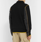 Loewe - Eye/LOEWE/Nature Slim-Fit Logo-Appliquéd Fleece and Cotton-Jersey Jacket - Black