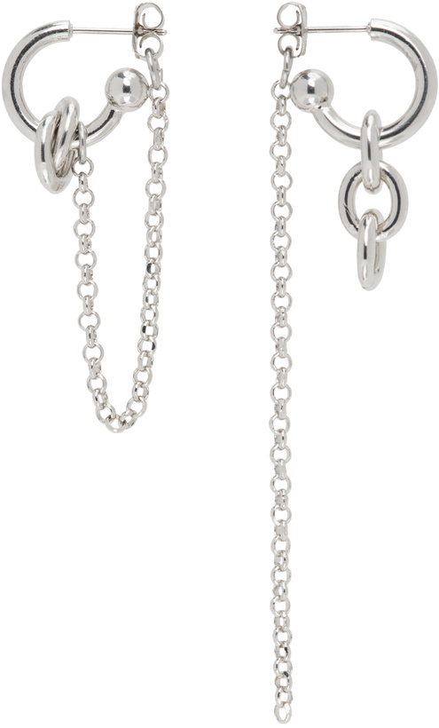 Photo: Justine Clenquet Silver Amon Earrings