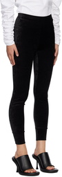 Noir Kei Ninomiya Black Elasticized Waistband Leggings