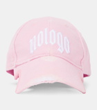 Balenciaga Nologo cotton baseball cap