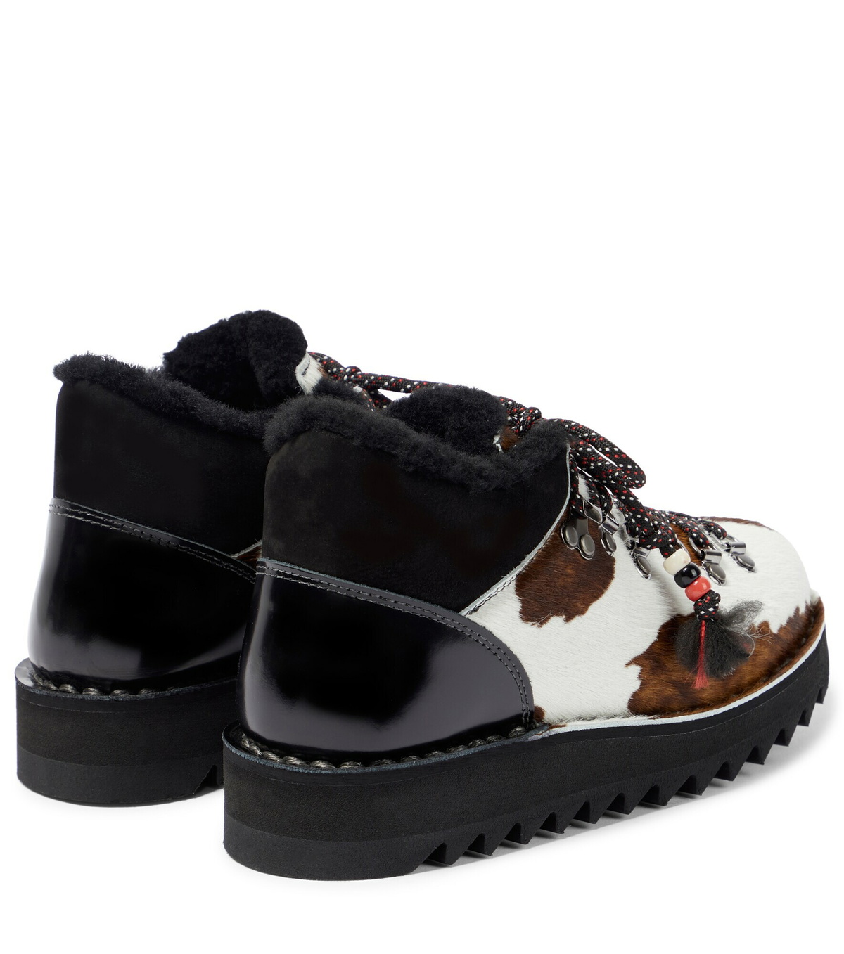 Alanui - Capri leather platform sneakers