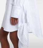 JW Anderson Striped cotton minidress