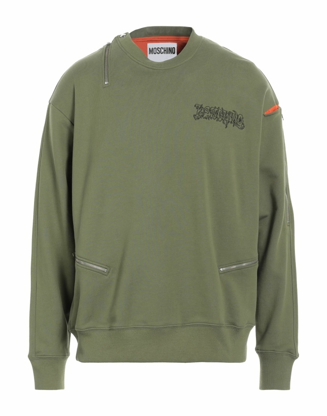 Photo: Moschino Mens Sweatshirt Military in Green