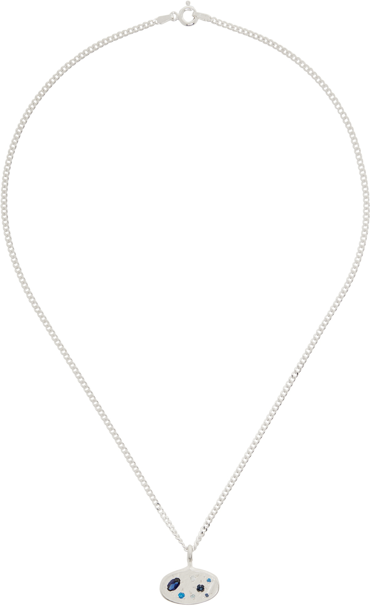 Seb Brown Oval Pendant Necklace