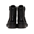 Saint Laurent Black William Front Zip Boots