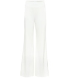 Galvan High-rise wide-leg crêpe pants