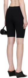 Fear of God ESSENTIALS Black Soft Rib Biker Shorts