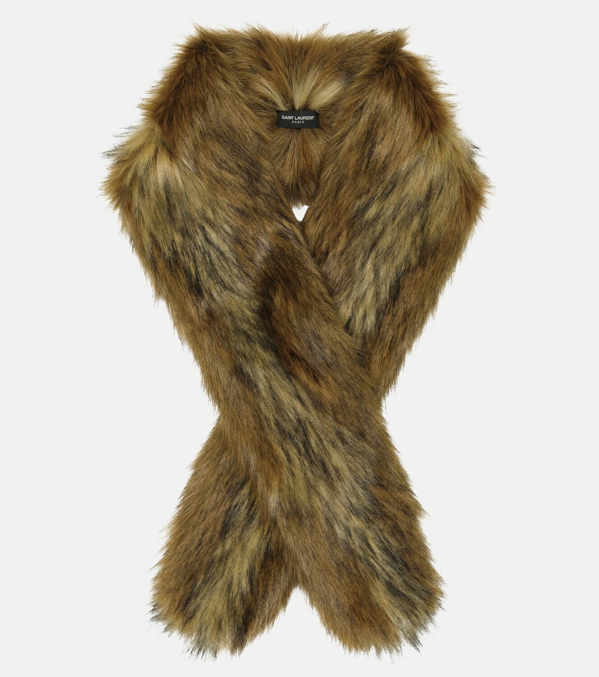 SAINT LAURENT Faux fur scarf