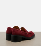 Tod's Suede loafer pumps