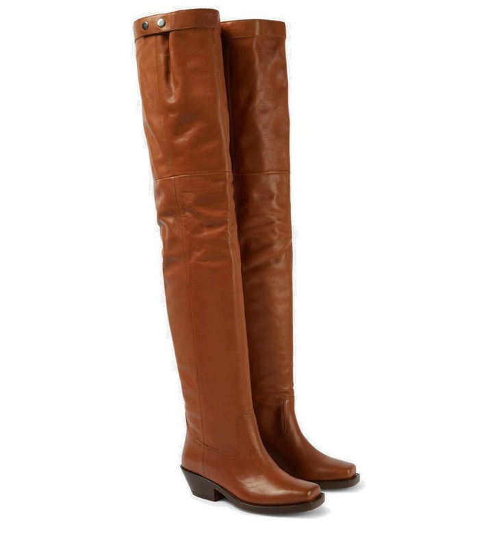 Photo: Isabel Marant Amati leather over-the-knee boots