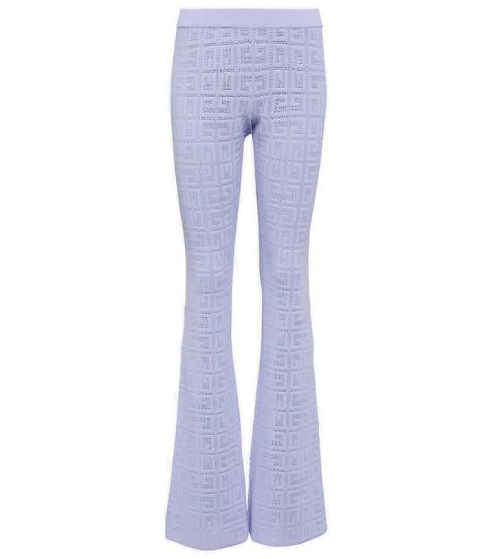 Photo: Givenchy 4G jacquard flared pants