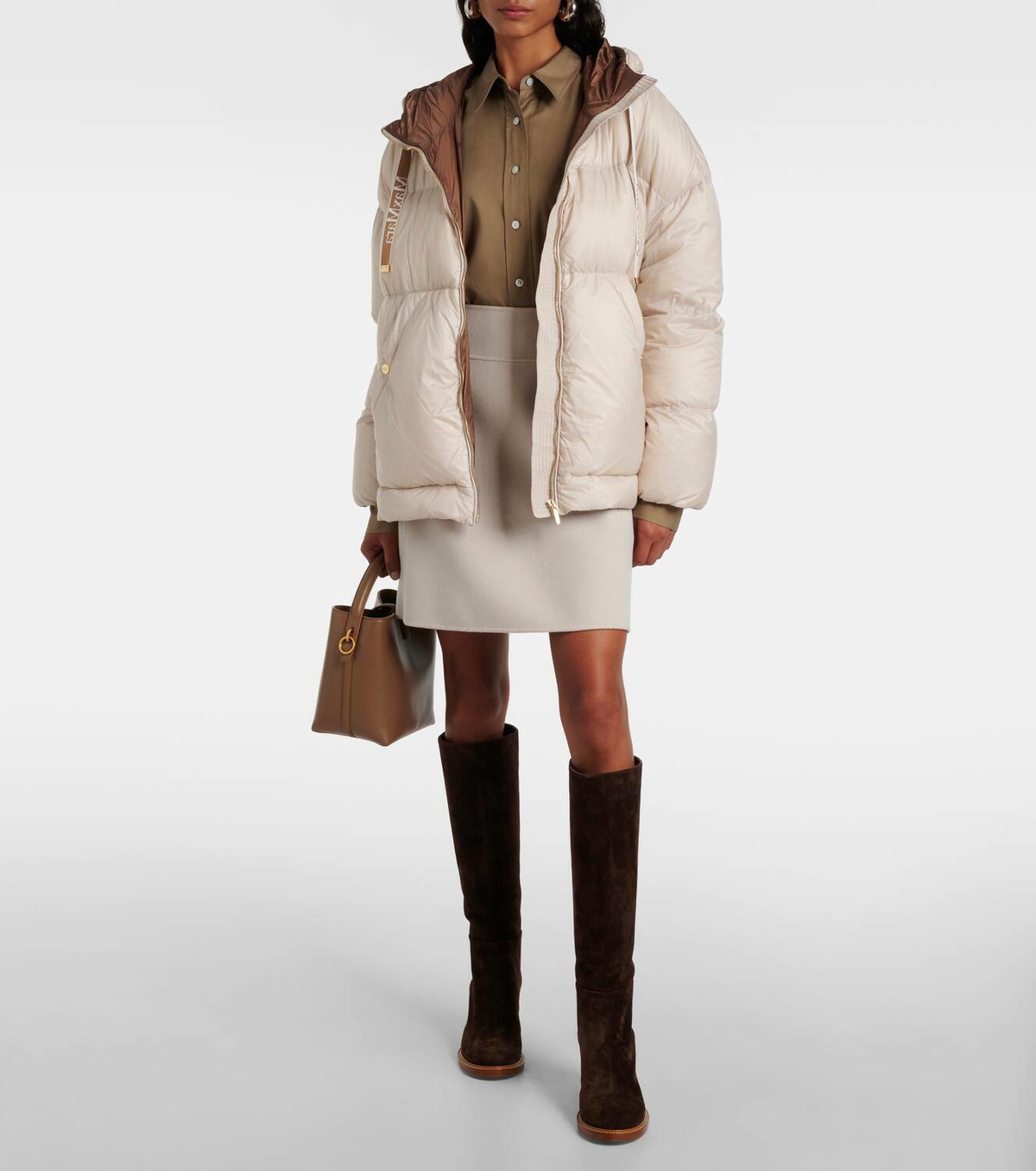◆MAX MARA 最新作◆Trebi ダウンジャケット/Beige◆ ◇MAX MARA 最新作◇Trebi ダウンジャケット/Beige◇ (Max Mara