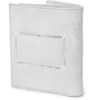 Maison Margiela - Distressed Suede Bifold Cardholder - Gray