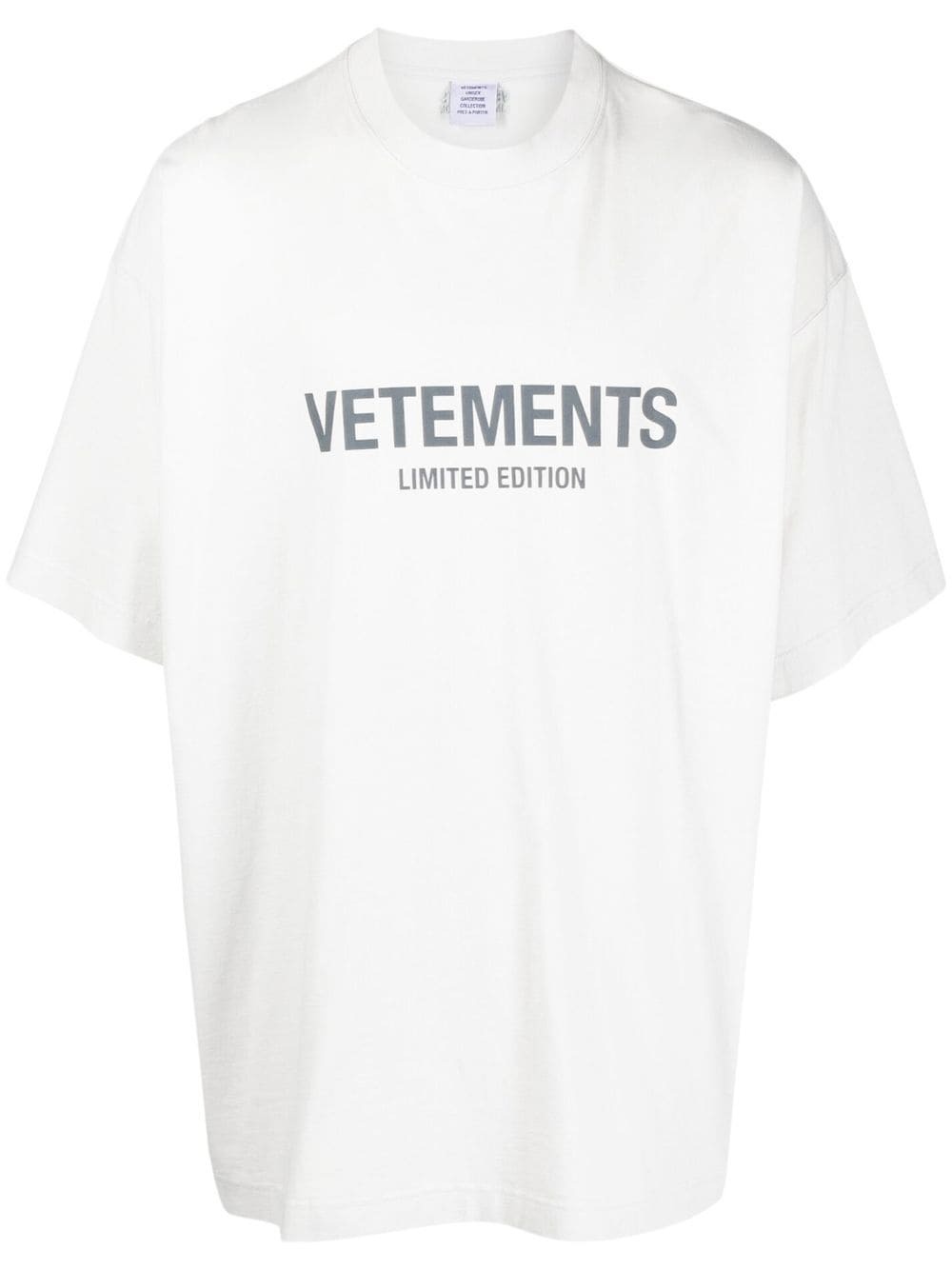 VETEMENTS - Cotton T-shirt Vetements