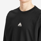 Nike Men's Apparel ACG Lungs Long Sleeve T-Shirt in Black/Summit White