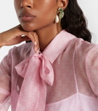 Gucci Embellished clip-on earrings