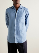 Loro Piana - Andre Arizona Linen Shirt - Blue