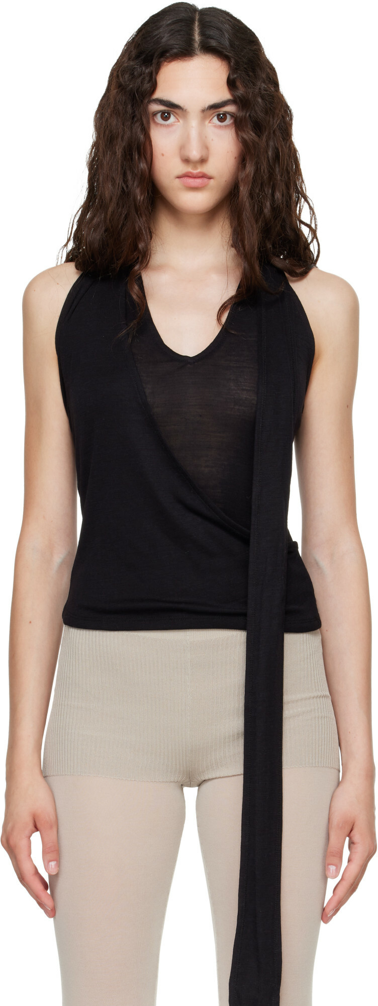Belle Anna Black Duo Top