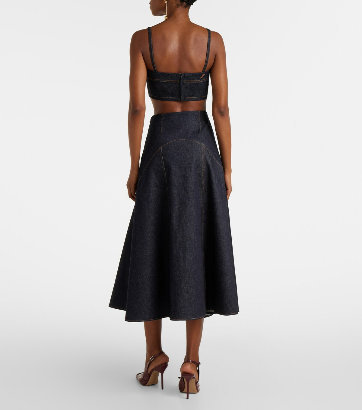 Jacquemus Bisou De-Nîmes denim bra top