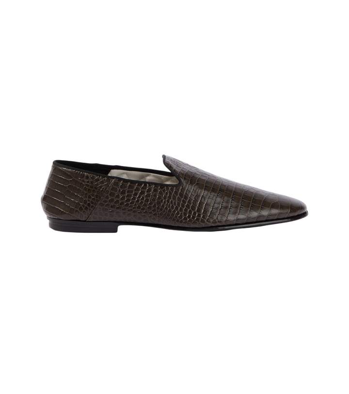 Photo: Tom Ford Steven croc-effect leather loafers