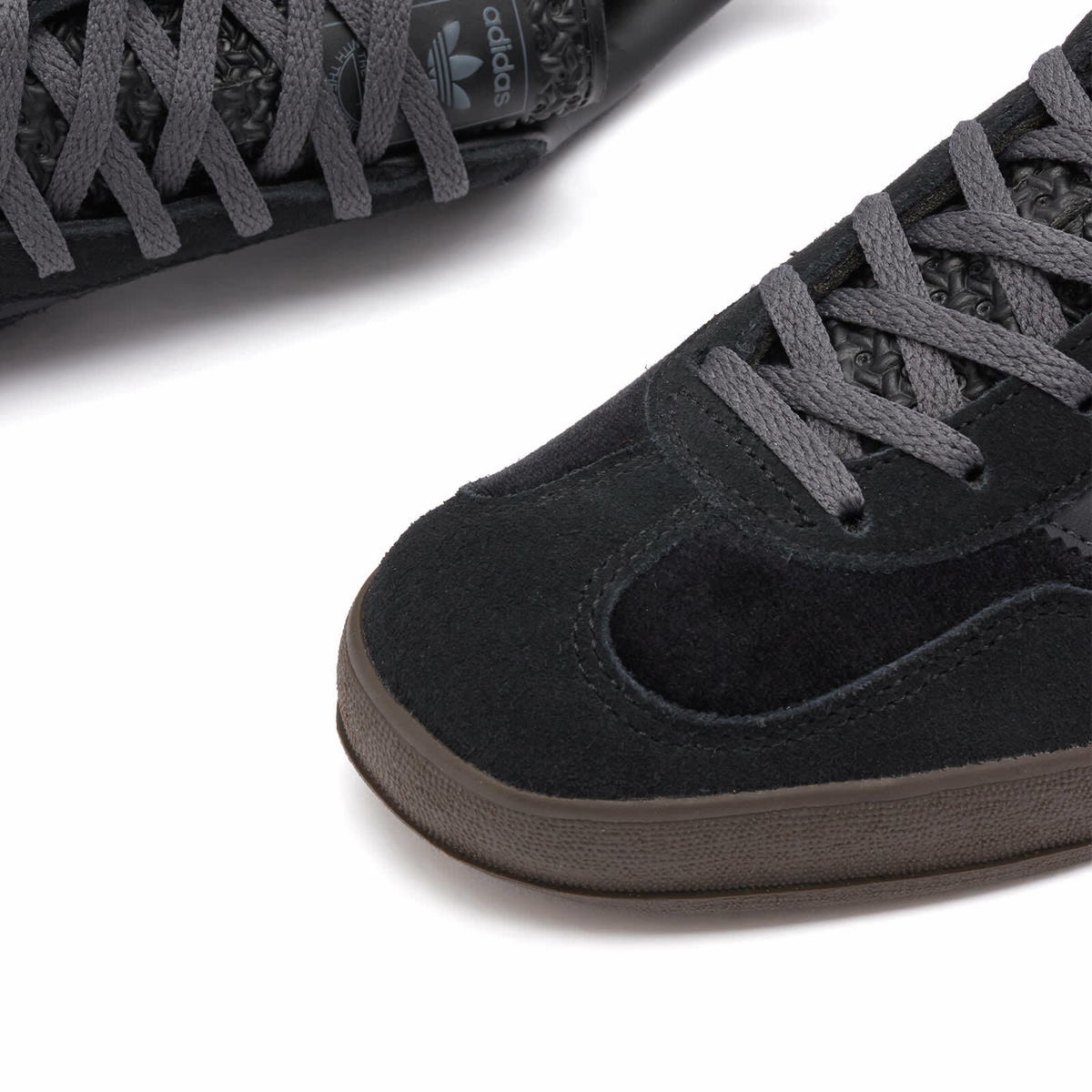 Adidas Women's Gazelle Indoor W Sneaker in Black/Carbon/Grey
