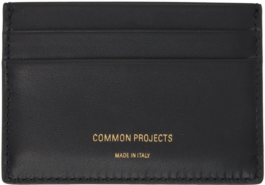 Photo: Common Projects Black Stamp Card Holder
