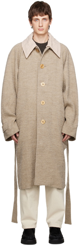 Photo: Acne Studios Beige Pilled Coat