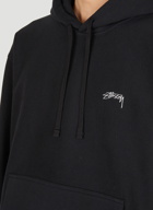 Stock Hooded Sweatshirt in Black