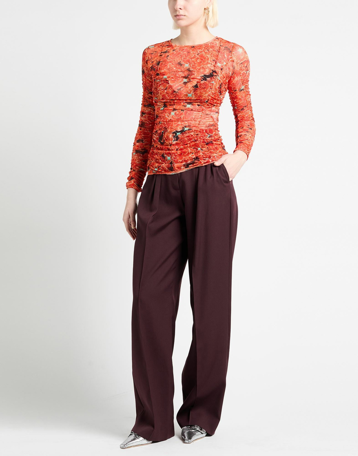 High Womens Top in Red
