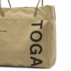 TOGA ARCHIVES Women's TOGA Logo Tote Bag in Beige 