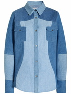 GABRIELA HEARST - Elly Patchwork Cotton Denim Shirt