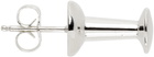 Secret of Manna Silver Push Pin Single Earring